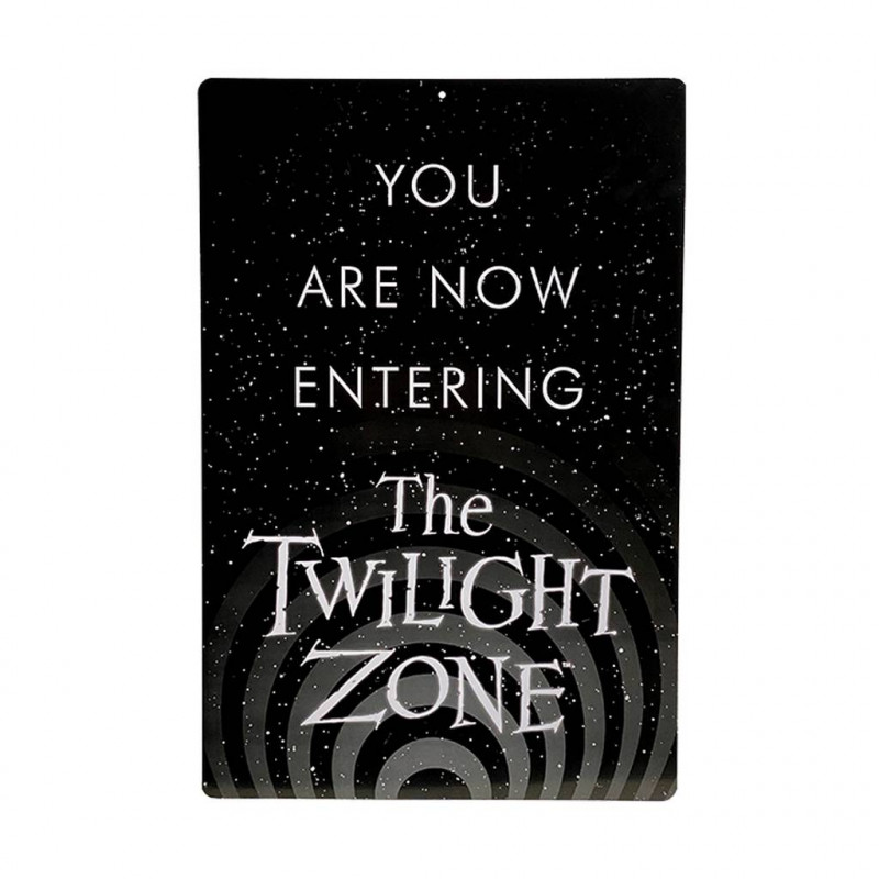 The Twilight Zone: You Are Now Entering Metal Sign 