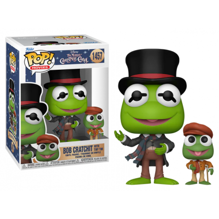 MUPPET XMAS 2023 - POP Disney #1457 - Kermit with Tiny Tim Pop figures
