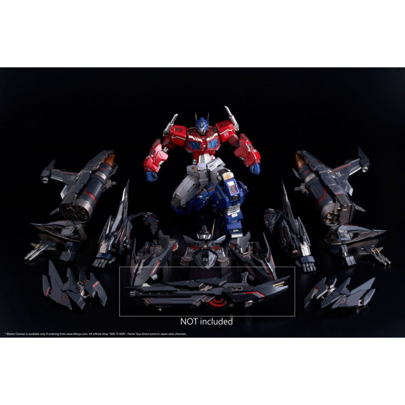 Transformers Figure Accessories Kuro Kara Kuri Optimus Prime Jet Power Armor 21cm