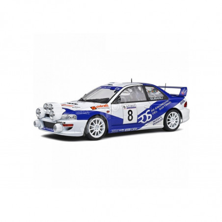 SUBARU IMPREZA S5 WRC99 8 WHITE RALLY AZIMUT DI MONZA 2000 Die cast