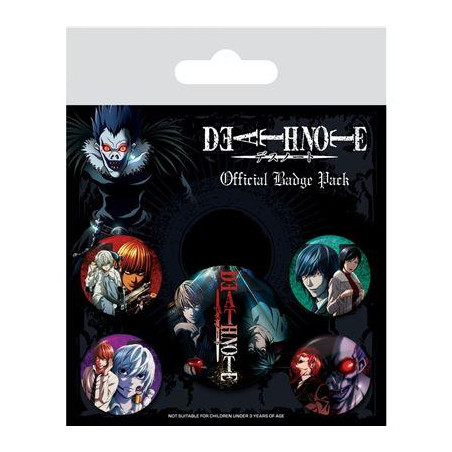 DEATH NOTE - Connections of Fate - Pack 5 Badges 