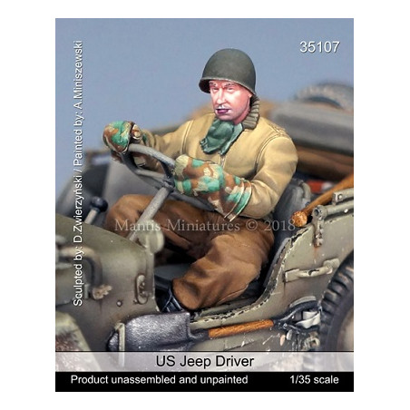 US JEEP DRIVER WWII Figures
