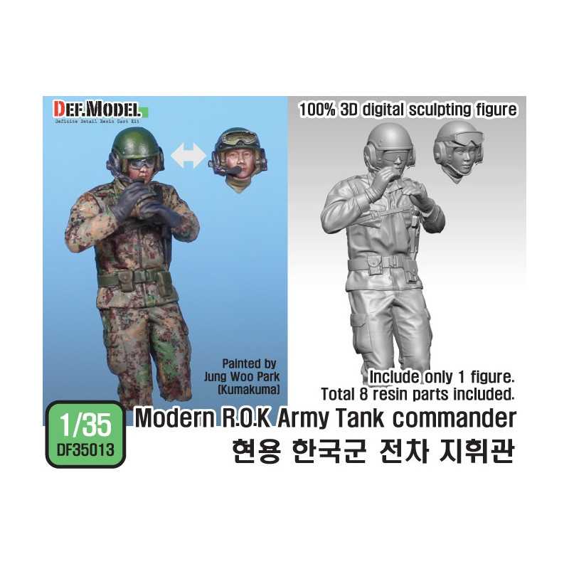 MODERN ROK ARMY TANK COMMANDER FOR K2 Figures
