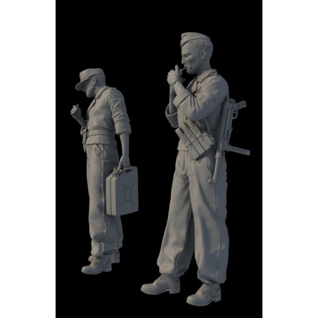 WAFFEN SS TANKERS SET Figures