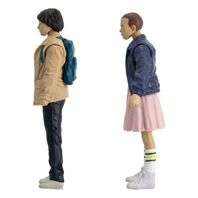 Stranger Things figurines and comic book Eleven and Mike Wheeler 8 cm