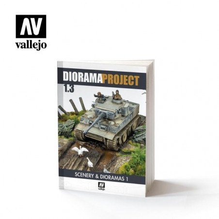 Vallejo: Book: Diorama Project 1.3 Scenary & Diorama - English 122 pag. 