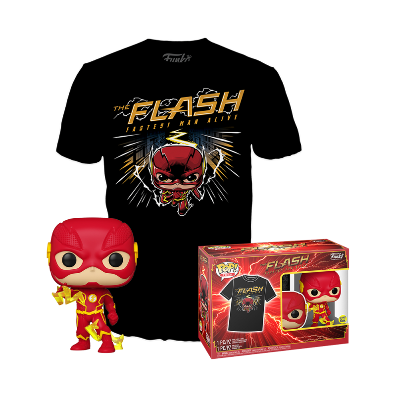 DC COMICS - Booble Head POP No. xx - The Flash + T-shirt (M) Pop figures