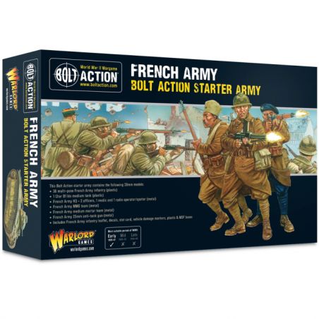 French Army Starter Army Add-on and figurine sets for figurine games