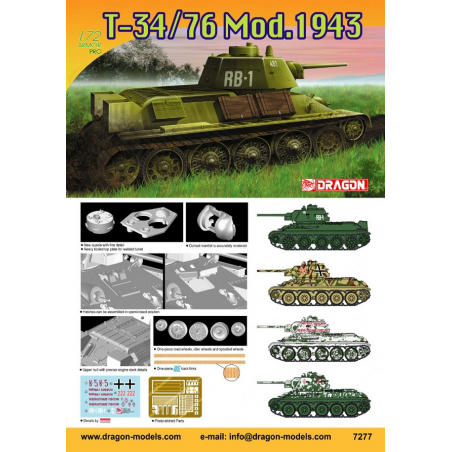 T-34/76 MOD. 1943 Model kit