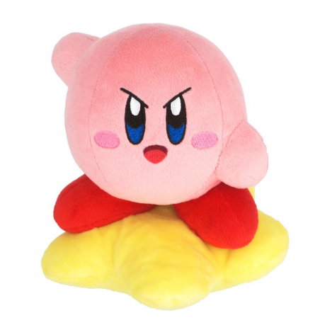 KIRBY - Kirby on star - Plush 17cm 