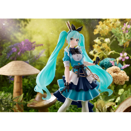 Vocaloid Princess AMP Hatsune Miku Alice Ver. 18 cm (re-run) Figurine