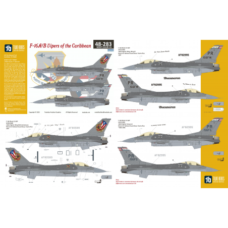 Genera-Dynamics F-16A/F-16B Vipers of the Caribbean