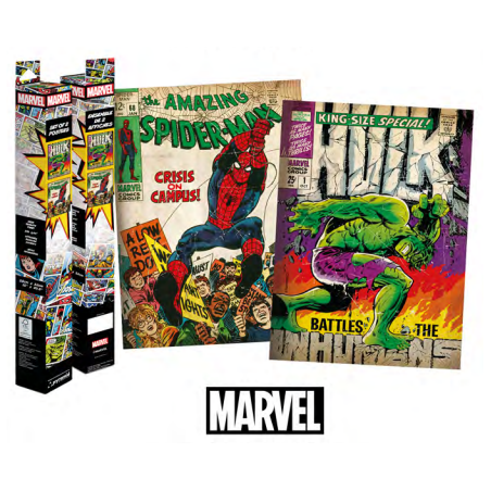 MARVEL - Spider-Man & Hulk - Set 2 Posters 52 x 38cm 