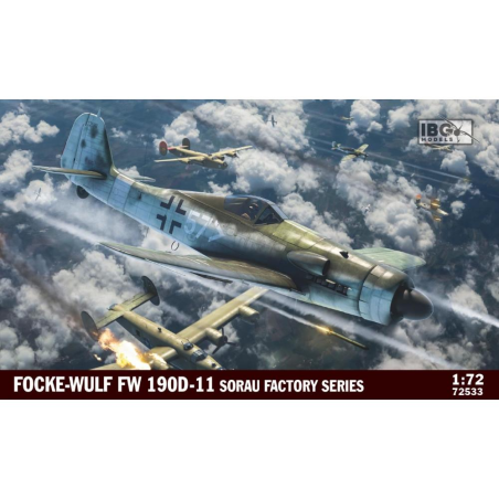 IBG MODELS: 1/72; Fw 190D-11 Sorau Factory Series Model kit