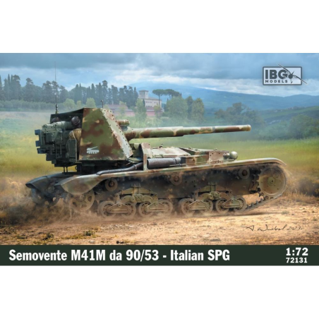 IBG MODELS: 1/72; Semovente M41M da 90/53 - Italian Selfpropelled Gun Model kit