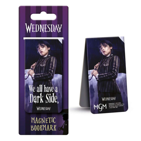 Wednesday Dark Side Magnetic Bookmark 