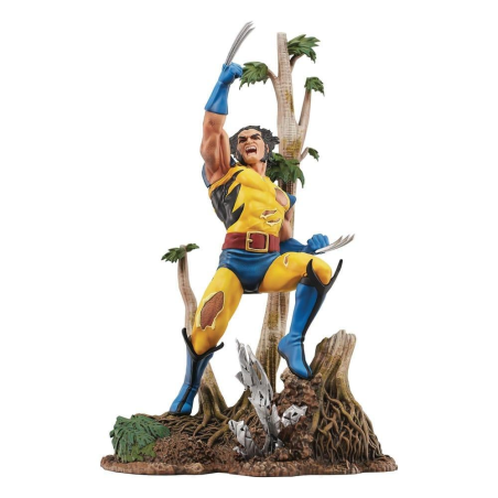 MARVEL - 90's Comic Wolverine - Diorama Marvel Gallery 28cm Figurine