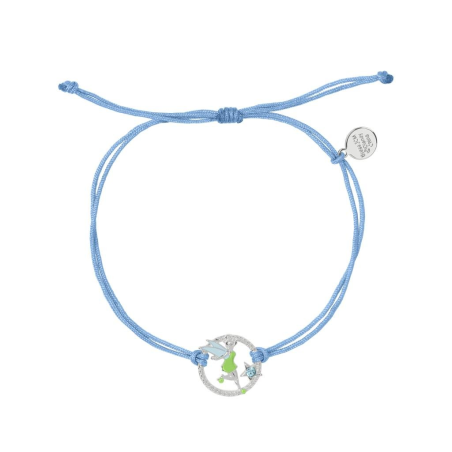 LA FEE CLOCHETTE - Adjustable String Bracelet + Pendant 