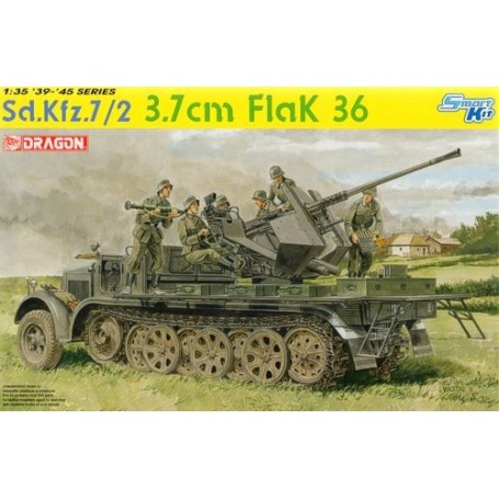 SD.KFZ.7/2 3.7cm Flak 36 Model kit