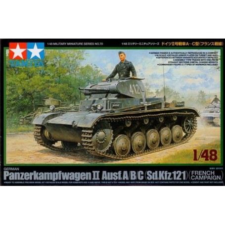 German Panzerkampfwagen II Ausf.A/B/C (Sd.Kfz.121) French Campaign Model kit