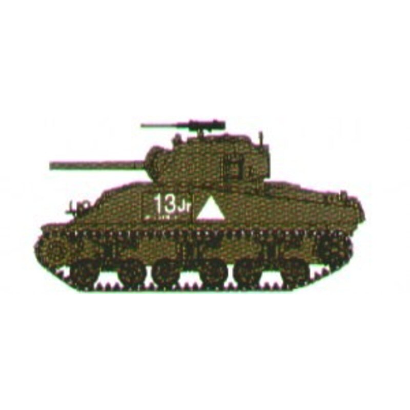 Sherman M4 6th Armoured Division Diecast military vehicle