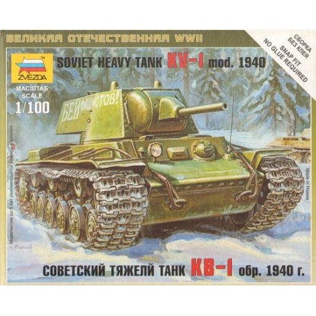 Soviet Heavy Tank KV-1 Military model kit