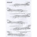 X72010 Decals USAFE No 2. (8) General Dynamics E-111A 67-034/UH 42nd ECS General Dynamics F-111E 67-120/UH 20th TFW The Chief up