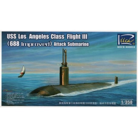 USS Los Angeles Class Flight III (688 improved) SSN Model kit