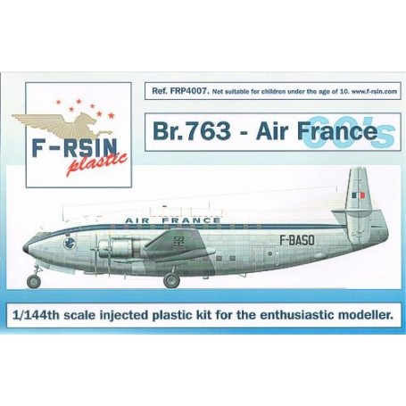 Breguet 763 Deux-Ponts - Air France 1960′s Airplane model kit
