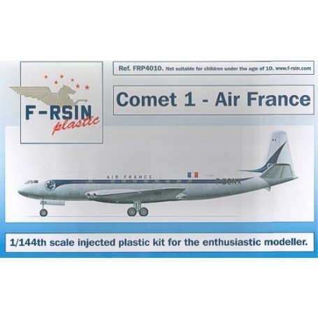 de Havilland Comet 1. Decals Air France Airplane model kit