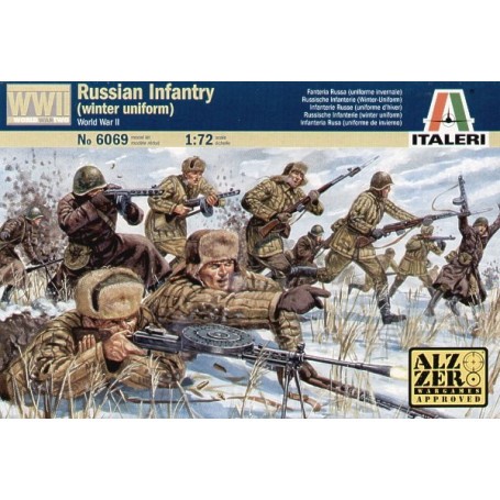 WWII Russian Infantry Winter Uniform Italeri