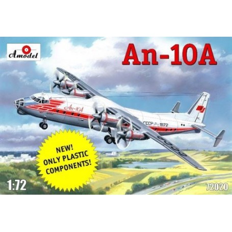 Re-released! Antonov An-10. All injection moulded. No resin parts