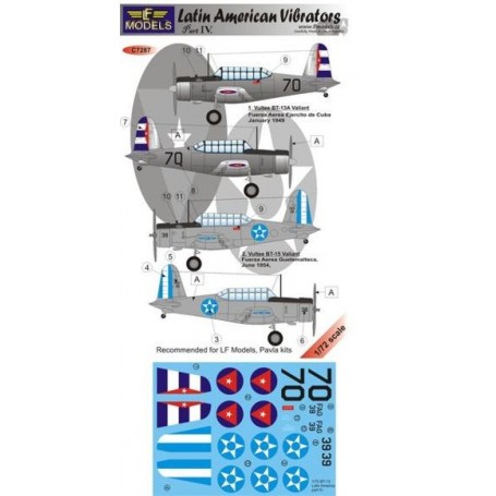 Decals Latin American Vibrators - Part IV (designed to be used with LF Models and Pavla kits)  
