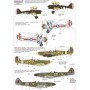 Decals RAF History 41 Sqn Pt 1 (4) S.E.5a E3977/C Lt R.R.Barksdale St Omer 1918; Bristol Bulldog Mk.IIA K2184/K c Flight RAF Nor