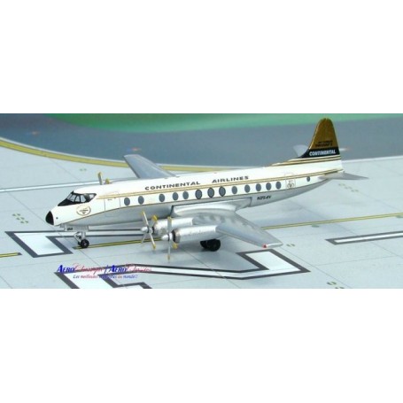 Continental Airlines Viscount 700 N241V Golden Jet Die cast