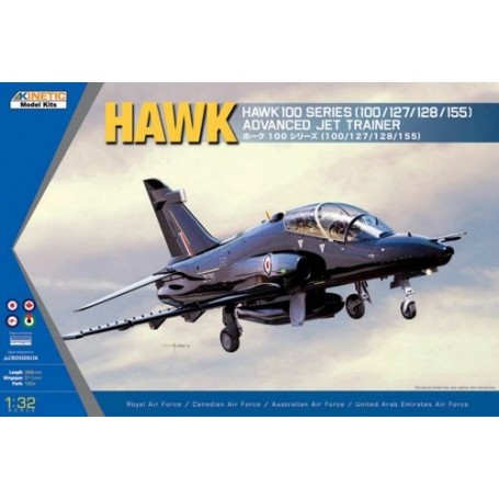 BAe Hawk 100 series (100/127/128/155) 
2x Canadian AF, 1 x RAF, 1 x Australian AF
Alternative decal option for T.2 ZK020/K 4 S