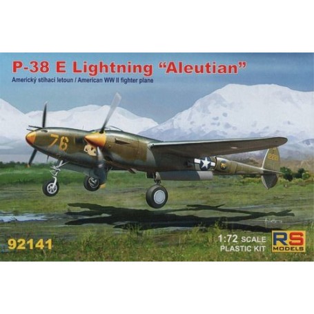 Lockheed P-38E Aleutian Lightning Model kit