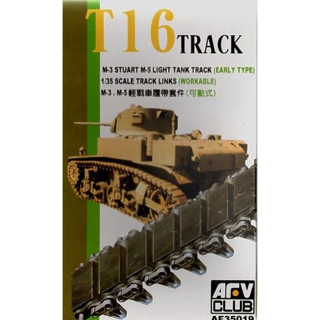 M3 Stuart early and M5 Light Tank individual tracks set 