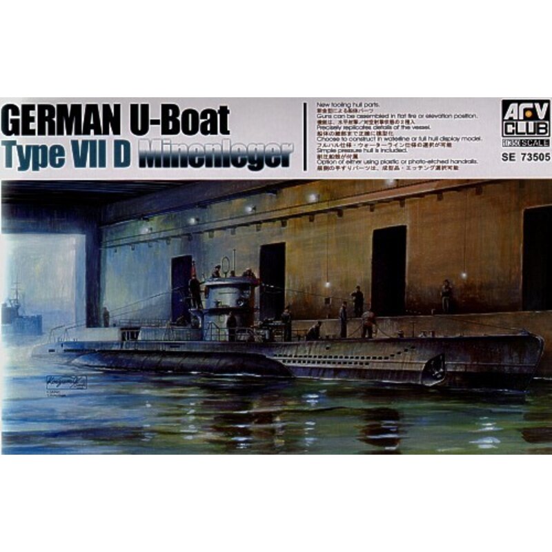 U-Boat Type VII D Minenleger U Boat Model kit
