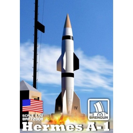 Hermes A1 rocket --- Plastic kit with PE parts Model kit