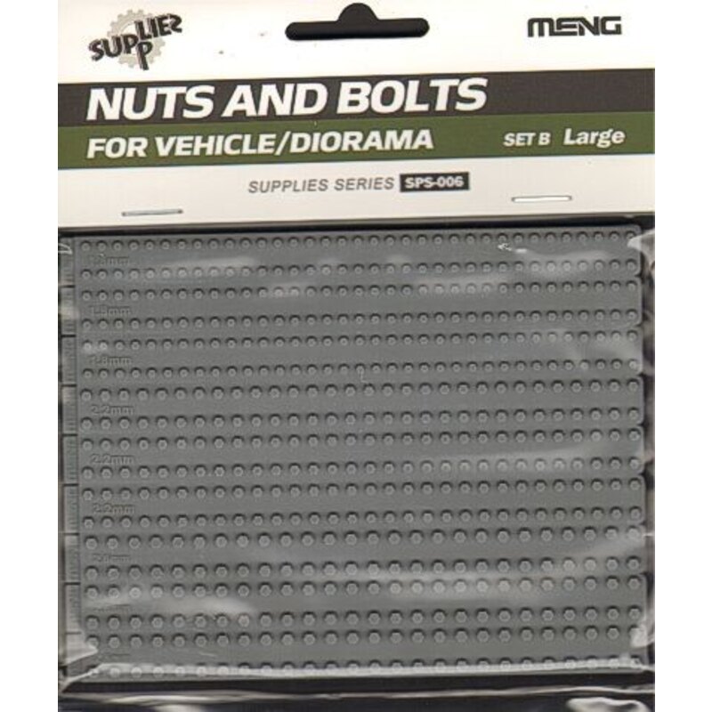 Military vehicle Nuts and Bolts wide SET B 