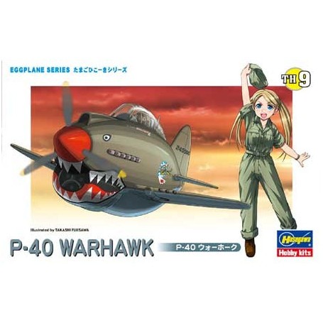EGG PLANE P-40 WARHAWK Model kit
