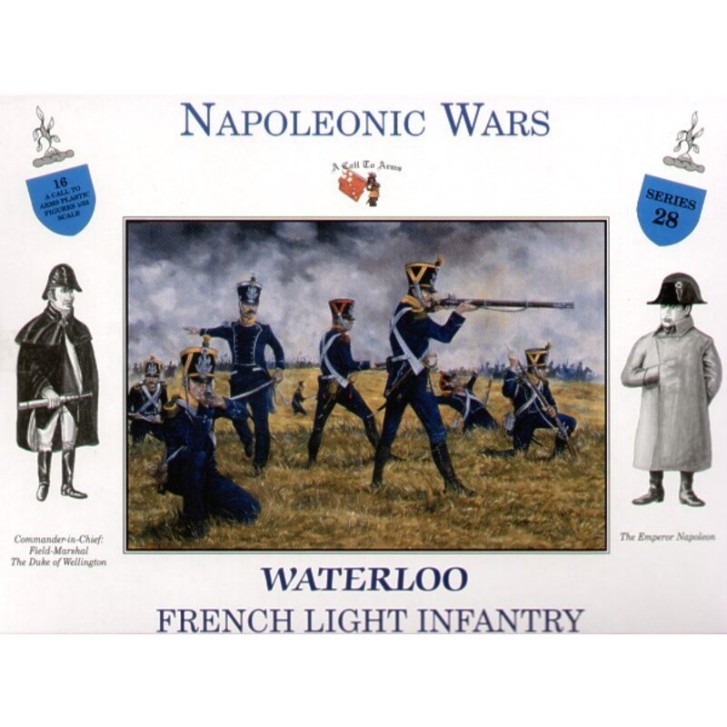 French Light Infantry Waterloo Figures