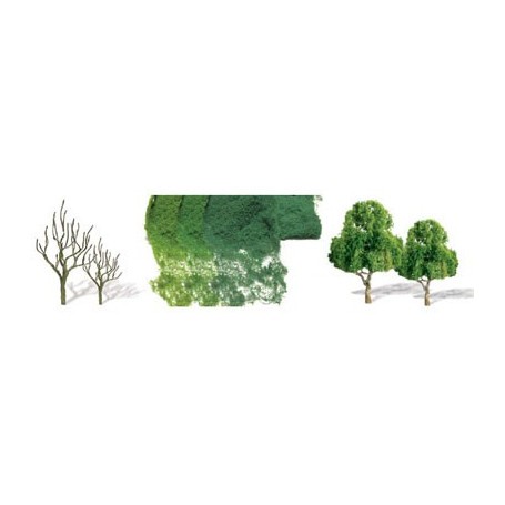 Deciduous trees 37 to 75mm - N SCALE 