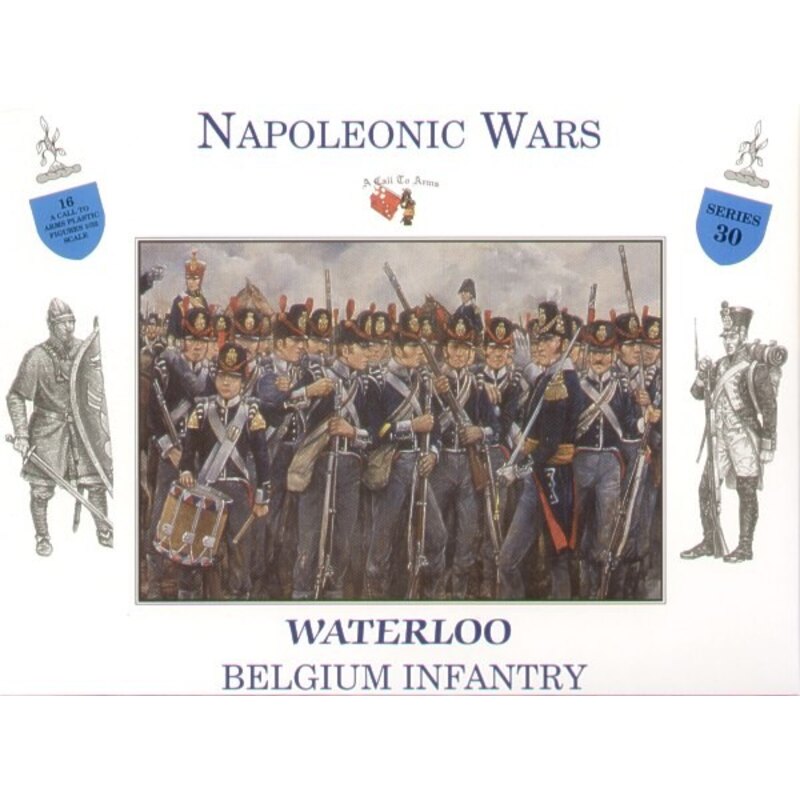 Belgian Infantry Waterloo Figures