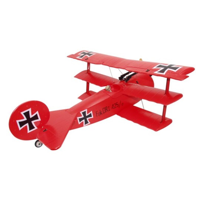 FOKKER Red Baron EP ARF RC training aircraft