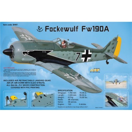 Focke Wulf 120 ARF GP thermic-rc plane
