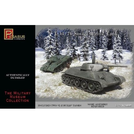 T-34/76 (2 per box ) Model kit