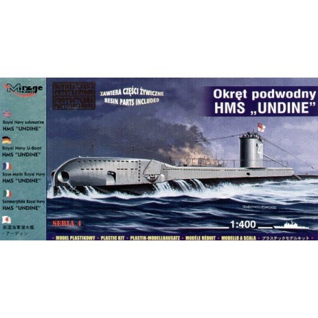 Royal Navy Submarine HMS Undine with etched and resin parts ( Submarines ) Model kit