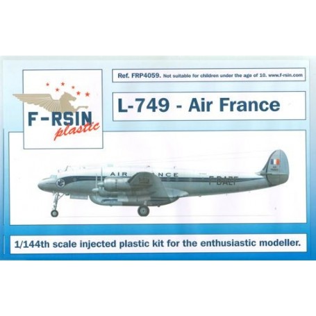 Lockheed L-049 / L-749 Constellation - Air France - silk-screened / laser decals Model kit